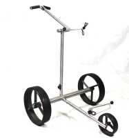 Kingfisher® K2, Golftrolley elektrisch und schnell-klappbar, Bedienung durch Drehrad, 42mm High-Tech-Antriebe "Made in Germany", Bergabfahrbremse